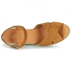 Chaussures Femme Sandales et Nu-pieds Minelli OMELLA Marron -Sandales Soldes Boutique 19057439 500 F