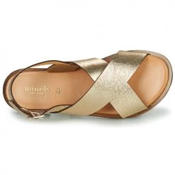 Chaussures Femme Sandales et Nu-pieds Minelli DONA Doré -Sandales Soldes Boutique 19057456 500 F