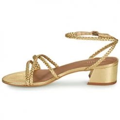 Chaussures Femme Sandales et Nu-pieds Minelli HARIETTE Doré -Sandales Soldes Boutique 19057471 500 D