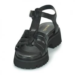 Chaussures Femme Sandales et Nu-pieds Minelli HELLHA Noir -Sandales Soldes Boutique 19057474 500 C