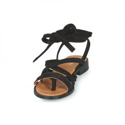 Chaussures Femme Sandales et Nu-pieds Minelli HURIA Noir -Sandales Soldes Boutique 19057480 500 C