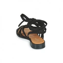 Chaussures Femme Sandales et Nu-pieds Minelli HURIA Noir -Sandales Soldes Boutique 19057480 500 E