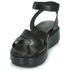 Chaussures Femme Sandales et Nu-pieds Minelli HESSYA Noir -Sandales Soldes Boutique 19057481 500 C