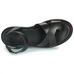 Chaussures Femme Sandales et Nu-pieds Minelli HESSYA Noir -Sandales Soldes Boutique 19057481 500 F