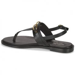 Chaussures Femme Sandales et Nu-pieds Minelli LIZA Noir -Sandales Soldes Boutique 19057483 500 D