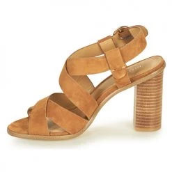 Chaussures Femme Sandales et Nu-pieds Minelli CLAVIA Marron -Sandales Soldes Boutique 19057502 500 D