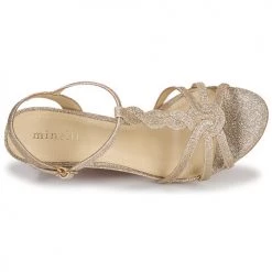 Chaussures Femme Sandales et Nu-pieds Minelli CHADA Doré 11 Chaussures Femme Sandales et Nu-pieds Minelli CHADA Doré -Sandales Soldes Boutique 19057504 500 F
