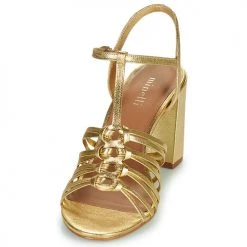 Chaussures Femme Sandales et Nu-pieds Minelli THERENA Doré -Sandales Soldes Boutique 19057514 500 C