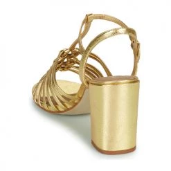 Chaussures Femme Sandales et Nu-pieds Minelli THERENA Doré -Sandales Soldes Boutique 19057514 500 E