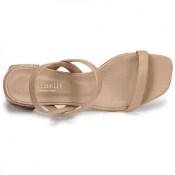 Chaussures Femme Sandales et Nu-pieds Minelli TEILYE Beige -Sandales Soldes Boutique 19057524 500 F