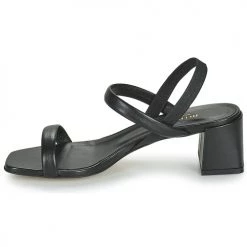 Chaussures Femme Sandales et Nu-pieds Minelli TEILYE Noir -Sandales Soldes Boutique 19057525 500 D