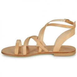 Chaussures Femme Sandales et Nu-pieds Minelli HOULLY Beige -Sandales Soldes Boutique 19057533 500 D