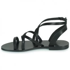 Chaussures Femme Sandales et Nu-pieds Minelli HOULLY Noir -Sandales Soldes Boutique 19057534 500 D