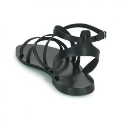 Chaussures Femme Sandales et Nu-pieds Minelli HOULLY Noir -Sandales Soldes Boutique 19057534 500 E