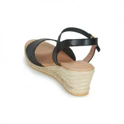 Chaussures Femme Sandales et Nu-pieds So Size OTTECA Noir -Sandales Soldes Boutique 19058072 500 E