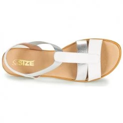Chaussures Femme Sandales et Nu-pieds So Size OOLETTE Blanc -Sandales Soldes Boutique 19058073 500 F