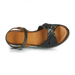 Chaussures Femme Sandales et Nu-pieds Café Noir HOLISTA Noir -Sandales Soldes Boutique 19108692 500 F