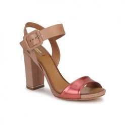 Chaussures Femme Sandales et Nu-pieds Eva Turner CHANTEVIEL Bronze rouge