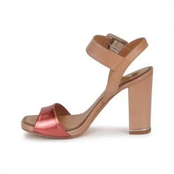 Chaussures Femme Sandales et Nu-pieds Eva Turner CHANTEVIEL Bronze rouge -Sandales Soldes Boutique 191125 500 D