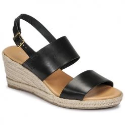 Chaussures Femme Sandales et Nu-pieds Dream in Green OLEM Noir