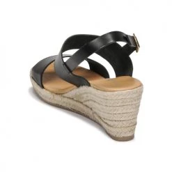 Chaussures Femme Sandales et Nu-pieds Dream in Green OLEM Noir -Sandales Soldes Boutique 19146470 500 E