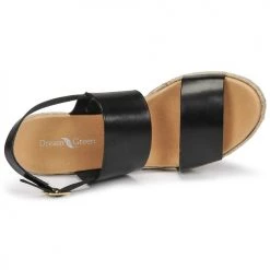 Chaussures Femme Sandales et Nu-pieds Dream in Green OLEM Noir -Sandales Soldes Boutique 19146470 500 F