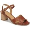 Chaussures Femme Sandales et Nu-pieds Dream in Green ODAINE Tan