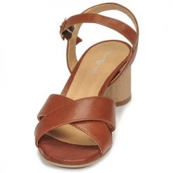 Chaussures Femme Sandales et Nu-pieds Dream in Green ODAINE Tan -Sandales Soldes Boutique 19146472 500 C