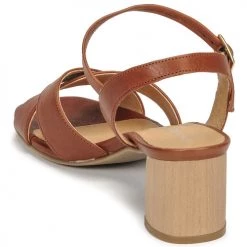 Chaussures Femme Sandales et Nu-pieds Dream in Green ODAINE Tan -Sandales Soldes Boutique 19146472 500 E