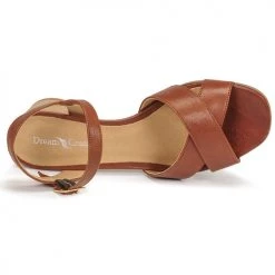 Chaussures Femme Sandales et Nu-pieds Dream in Green ODAINE Tan -Sandales Soldes Boutique 19146472 500 F