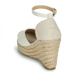 Chaussures Femme Sandales et Nu-pieds Café Noir FRILIA Beige -Sandales Soldes Boutique 19157592 500 E