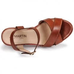 Chaussures Femme Sandales et Nu-pieds JB Martin OCELIA Marron -Sandales Soldes Boutique 19172843 500 F