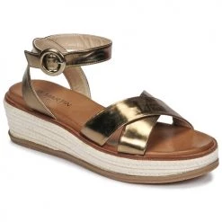 Chaussures Femme Sandales et Nu-pieds JB Martin CASTEL Kaki