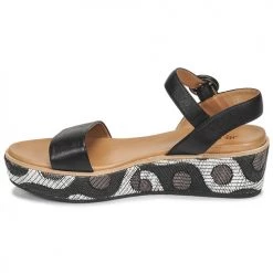 Chaussures Femme Sandales et Nu-pieds JB Martin CAT Noir -Sandales Soldes Boutique 19172983 500 D