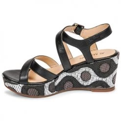 Chaussures Femme Sandales et Nu-pieds JB Martin DARELO Noir -Sandales Soldes Boutique 19172984 500 D