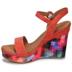 Chaussures Femme Sandales et Nu-pieds JB Martin LIVE Multicolor -Sandales Soldes Boutique 19173017 500 D