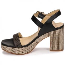 Chaussures Femme Sandales et Nu-pieds JB Martin XEPIA Noir -Sandales Soldes Boutique 19173068 500 D