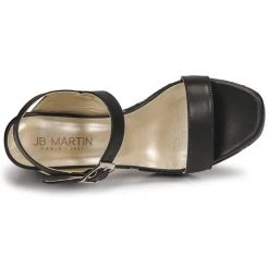 Chaussures Femme Sandales et Nu-pieds JB Martin XEPIA Noir -Sandales Soldes Boutique 19173070 500 F