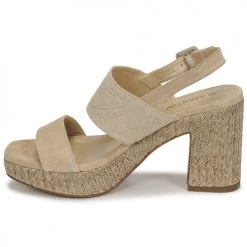 Chaussures Femme Sandales et Nu-pieds JB Martin XIAO Sable -Sandales Soldes Boutique 19173073 500 D