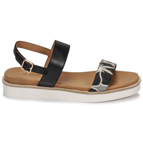 Chaussures Femme Sandales et Nu-pieds JB Martin BENGALI Noir 2 Chaussures Femme Sandales et Nu-pieds JB Martin BENGALI Noir – Image 2