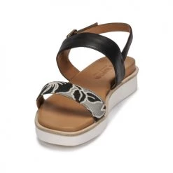 Chaussures Femme Sandales et Nu-pieds JB Martin BENGALI Noir 8 Chaussures Femme Sandales et Nu-pieds JB Martin BENGALI Noir -Sandales Soldes Boutique 19173187 500 C