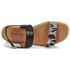 Chaussures Femme Sandales et Nu-pieds JB Martin BENGALI Noir 11 Chaussures Femme Sandales et Nu-pieds JB Martin BENGALI Noir -Sandales Soldes Boutique 19173187 500 F