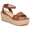 Chaussures Femme Sandales et Nu-pieds JB Martin CAPRI Tan