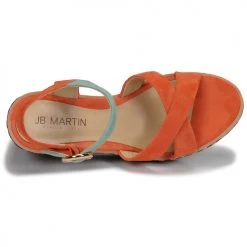 Chaussures Femme Sandales et Nu-pieds JB Martin EMEA Papaye -Sandales Soldes Boutique 19173203 500 F