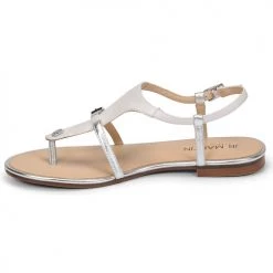 Chaussures Femme Sandales et Nu-pieds JB Martin GAELIA Blanc/argent -Sandales Soldes Boutique 19173212 500 D