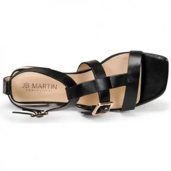 Chaussures Femme Sandales et Nu-pieds JB Martin HARIA Noir -Sandales Soldes Boutique 19173225 500 F