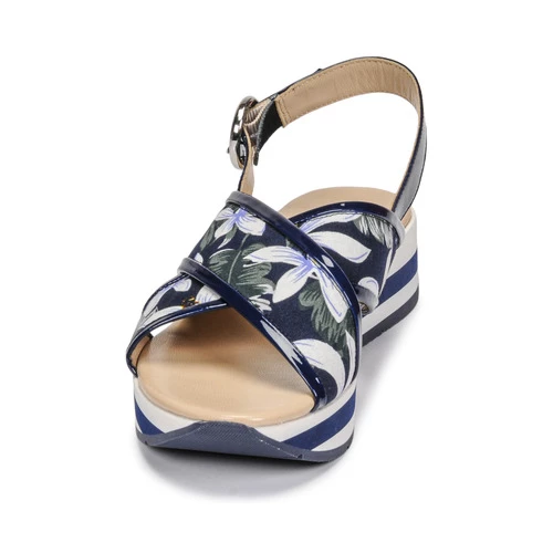 Chaussures Femme Sandales et Nu-pieds JB Martin ILANG Marine 3 Chaussures Femme Sandales et Nu-pieds JB Martin ILANG Marine – Image 3