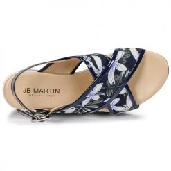 Chaussures Femme Sandales et Nu-pieds JB Martin ILANG Marine 11 Chaussures Femme Sandales et Nu-pieds JB Martin ILANG Marine -Sandales Soldes Boutique 19173227 500 F