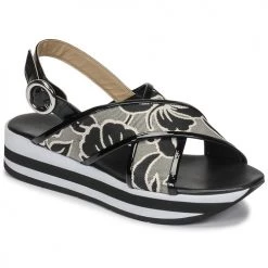 Chaussures Femme Sandales et Nu-pieds JB Martin ILANG Noir