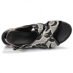 Chaussures Femme Sandales et Nu-pieds JB Martin ILANG Noir -Sandales Soldes Boutique 19173228 500 F